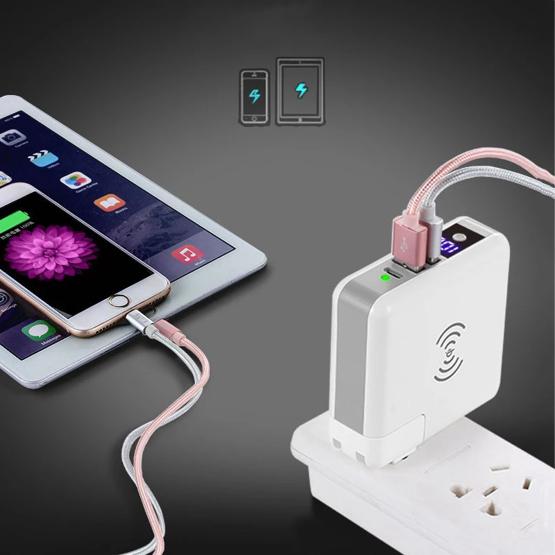 Внешний аккумулятор на 6700 мА · ч с двумя USB портами|Чехлы аккумулятором| |