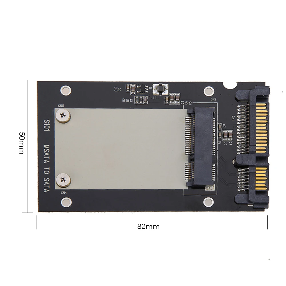 MSATA SSD до 2,5 дюймов SATA III адаптер карты Жесткий диск конвертер Модуль платы