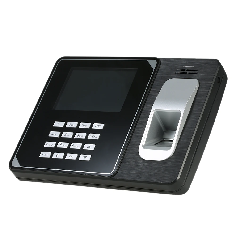 Интеллектуальный биометрический отпечаток пальца машина для регистрации паролей работник проверка-в рекордер TCP/IP 4,0 дюймов TFT ЖК-экран DC 5 V