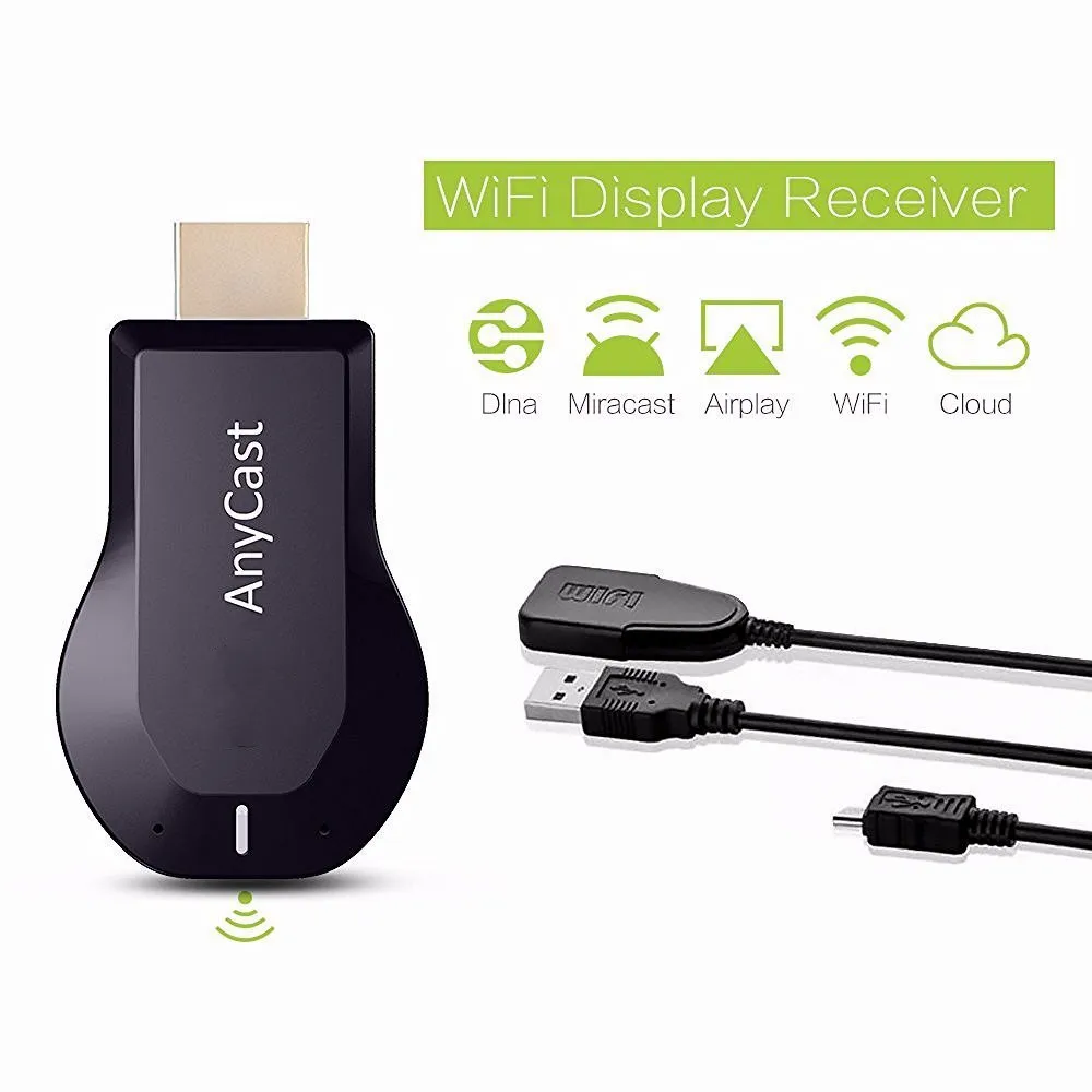 

128M Anycast m4 m2 Miracast Any Cast Wireless DLNA AirPlay Mirror HDMI TV Stick Wifi Display Dongle Receiver for IOS Android