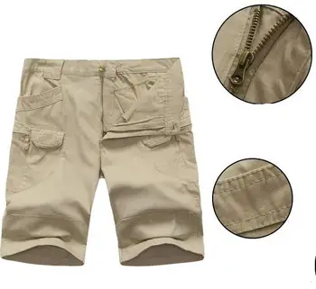 

Summer Militar Waterproof Tactical Cargo Shorts Men Teflon Camouflage Army Military Short Male Pockets Rip-stop outdoor Shorts