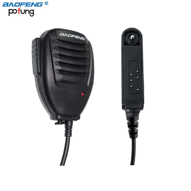 BAOFENG Handheld Speaker Mic Waterproof for Walkie Talkie BF-A58 BF-9700 UV-9R Retevis RT6 GT-3WP Two Way Radio A58 FM Transceiv