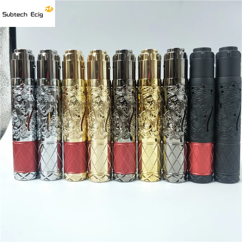 

2019 newest Suicide queen Mech Mod Kit electronic cigarette kit 18650 20700 battery 25mm top diameter vaporizer vape mods kit