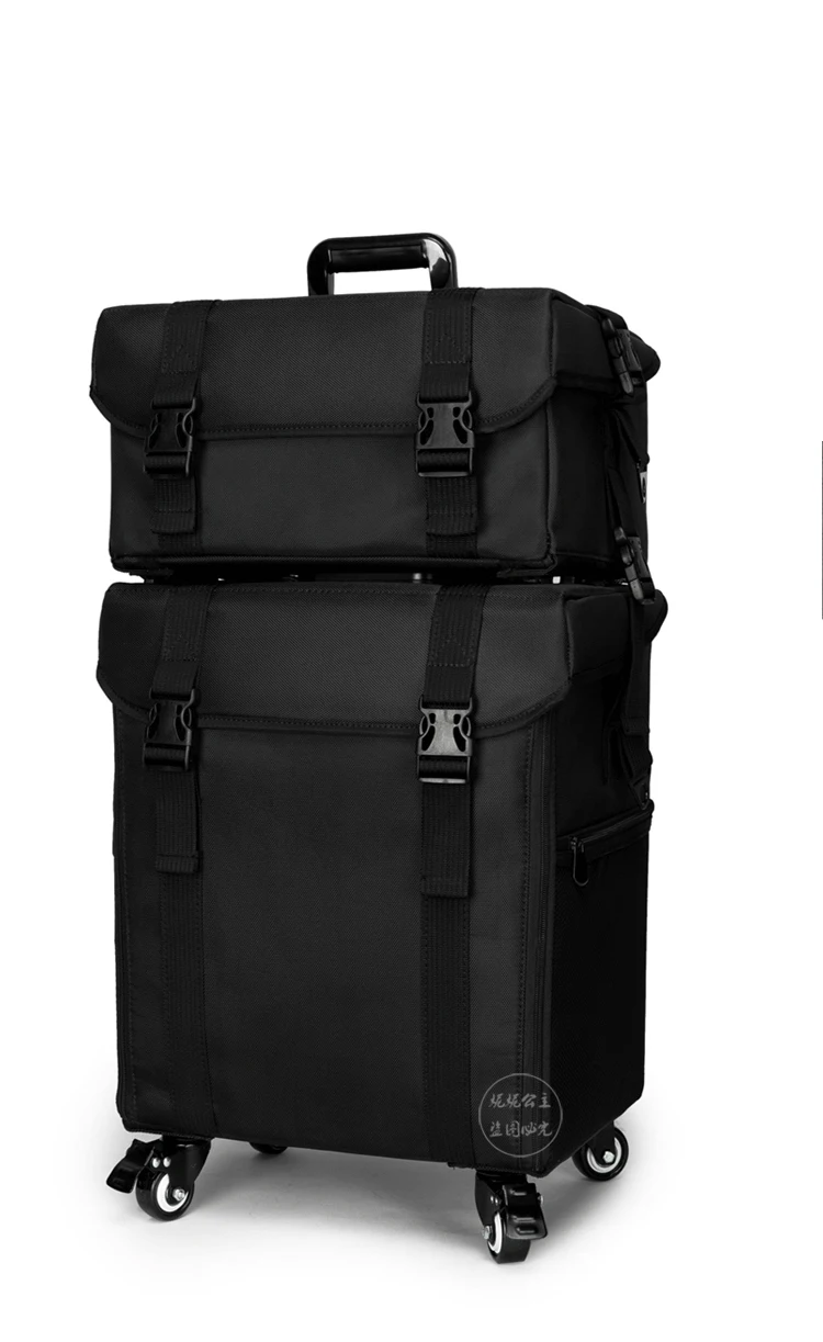LeTrend многофункциональные прокатные багажные наборы Спиннер многослойный чемодан колеса женские Оксфорд кейс для профессиональной