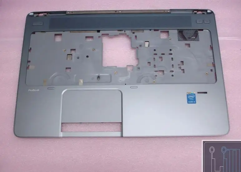 

Original New For HP Probook 650 G1 Palmrest Grey Two Track Button 738708-001 6070B0685701