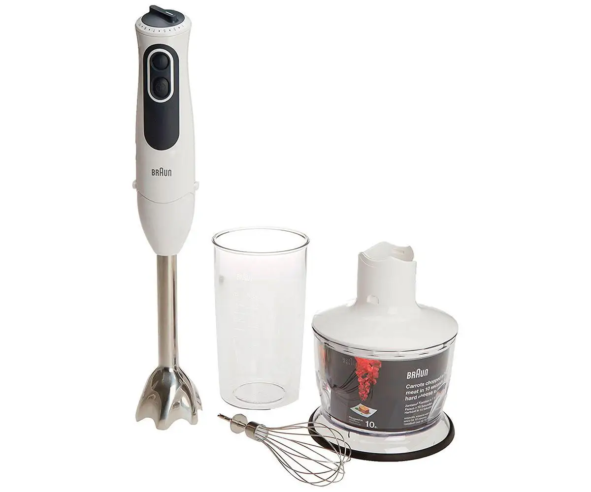 BRAUN MINIPIMER 3 MQ3135 белый BEATER ручной 750 Вт Мощность 11 скоростей включает предмета
