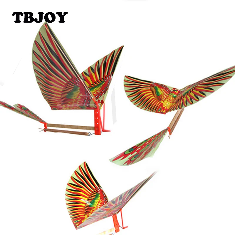 Creative Rubber Band Power DIY Bionic Air Plane Ornithopter Birds