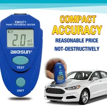 Em2271 Em2271a цифровой мини автомобильный толщиномер автомобильный тестер краски толщиномер покрытия Корабль из России