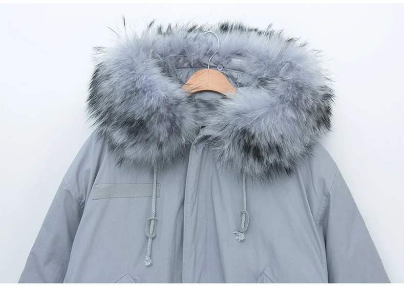 Свободное прямое зимнее женское хлопковое пальто с большим меховым воротником и капюшоном, толстая Длинная женская верхняя одежда, новая простая однотонная парка ZX360