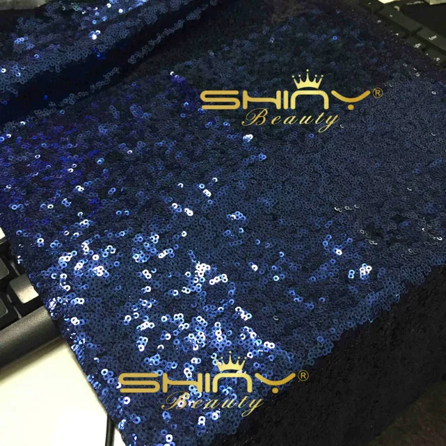 Shinybeauty темно-синие блестки настольная дорожка 1" x 120" скатерти с пайетками бегун оптом для дома Вечерние/Свадебные/отель/события-80620