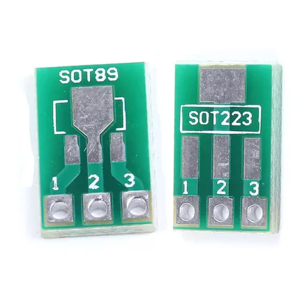 

20pcs/lot SOT89 SOT223 to DIP PCB Transfer Board DIP Pin Board Pitch Adapter keysets In Stock