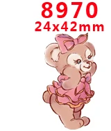 8970 30 шт. с героями мультфильмов плоское украшение из смолы PR 8954 - Цвет: 8970
