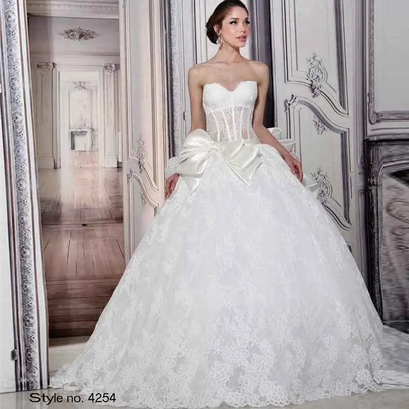 Aliexpress.com : Buy IM279 2016 High Quality Lace Ball Gown Wedding