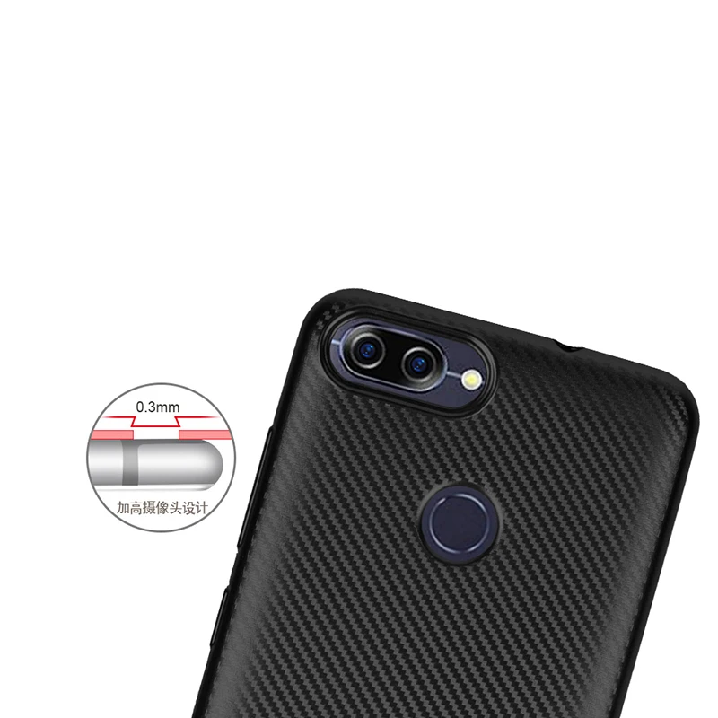 carbon fiber silicone case zenfone max plus zb570tl (3)