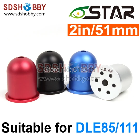 6STARHOBBY 2in 51mm Aluminum Alloy Spinner for DLE85 DLE111 DLE120 EME120 DA85 DA100 DA150 DLA112 DLA116