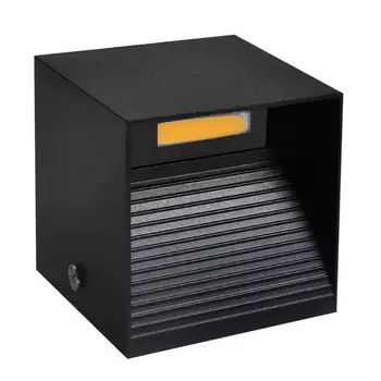 

Kaigelin 12W Indoor LED Wall Lamp Modern Aluminum Alloy Decorate 6 Color LED Garden Porch Square Wall Light