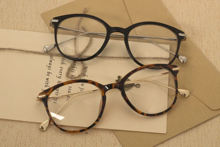 Vazrobe прозрачные очки для женщин мужчин Круглый Мода Nerd женские очки оправы для рецепта получения