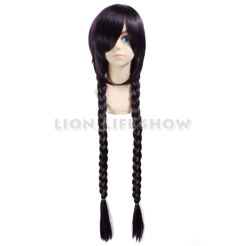 Черная Лагуна Rosarita Cisneros Touko Fukawa темно фиолетовый Плетеный косплей парик Roberta длинные волосы парики