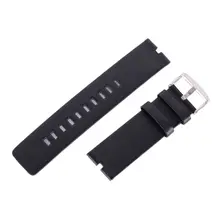 Коричневый/черный сменный ремешок 22 мм Гладкий кожаный ремешок для часов для Motorola MOTO 360 смарт-часы