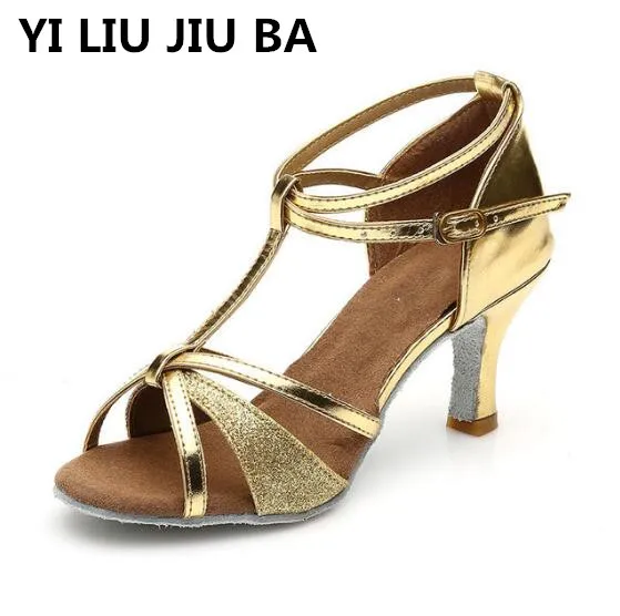 women Latin shoes new brand girls women sandals dancing shoes women dress sandals about 5cm and 7cm heel zapatos mujer*727