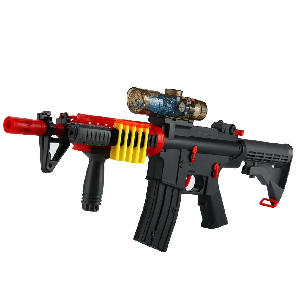 

Enjoybay Electric Gun Toy Rechargeable Water Crystal Soft Bullet Bursts Pistol Outdoors War Weapon Toy Assault Snipe CS for Kids
