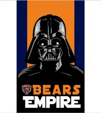 3x5 ft Chicago Bears polyester digital printed font b man b font font b cave b