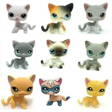 

Lps Pet shop toys Real standing Short Hair cat animal dog original toys gift
