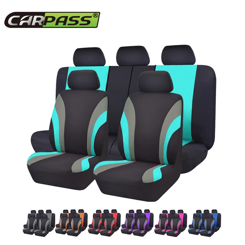Buy Car pass Automobiles Universal Seven Color Car Seat Cover Car Styling Seat Covers Fit Interior Accessories Seat Decoration