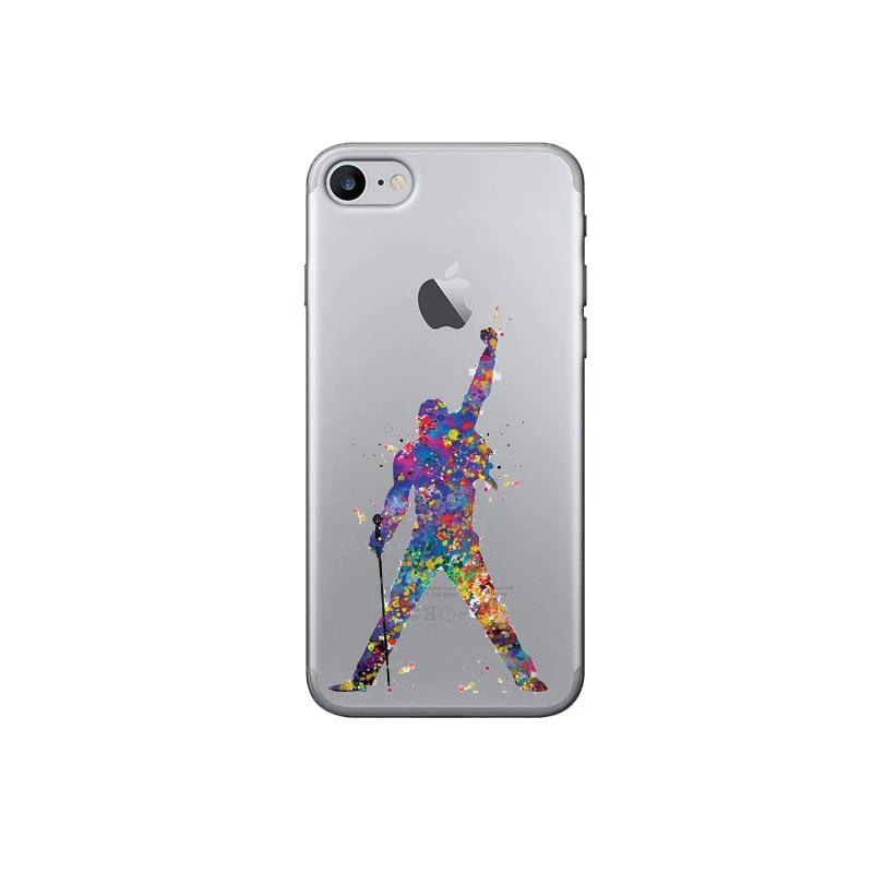 Freddie Mercury Rainha Queen band мягкий силиконовый чехол из ТПУ для iPhone11 11pro Max X XR XS 8 8Plus 7 7Plus 6