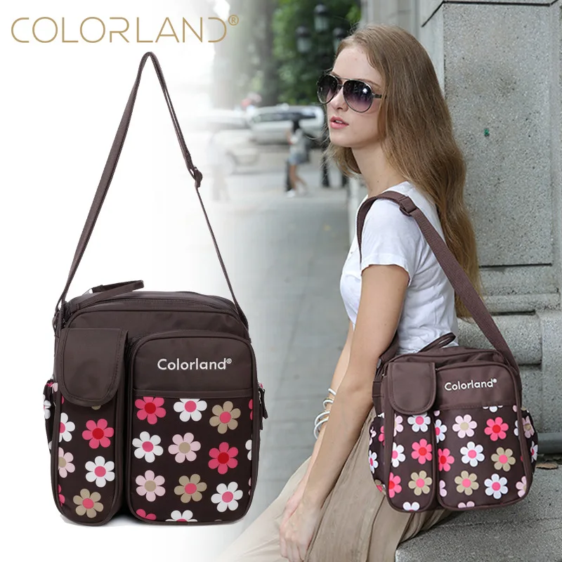 

COLORLAND Mommy Bag Multifunctional Diaper Bag Organizer Fashion Single Maternity Travel Care Bags To The Hospital Printing
