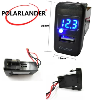 

5V 2.1A USB Interface Socket Car Charger LED light Adapter for Nissan