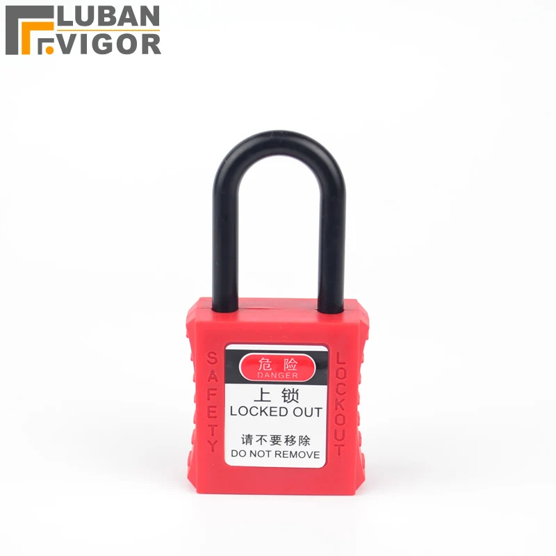 Buy Insulated engineering plastic safety lock,38mm,Industrial safety locks