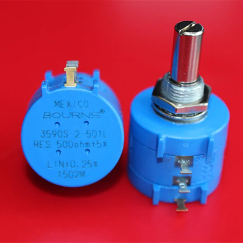 Original BOURNS Multi Turn Potentiometer Adjustable Resistance 3590S 2