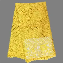 Charming party flower design water soluble lace fabric for wedding/party dress JWZ8-6(5yards/lot) multi color