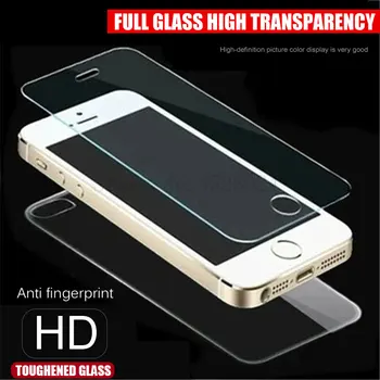 

front+back Tempered Glass For iPhone 5 5S SE Screen Protector Film on the For Apple 5 5S SE 0.26mm 2.5D Clear Protective Glass