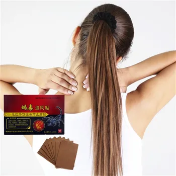 

DISAAR 100% Chinese Medicine 8 Pcs/Bag Gold Scorpion Venom Essential oil Medical Plaster Rheumatoid Athritis Body