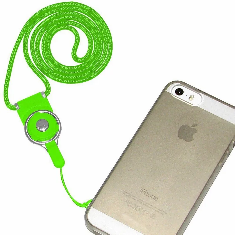 Съемный ремешок для телефона Portefeuille черный синий зеленый розовый iPhone|lanyard