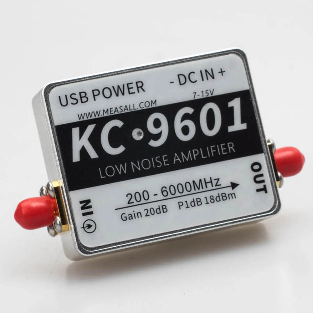 

Free Shipping High Quality 6GHz 20dB Low Noise Amplifier Module 5.8G Amplifier 2.4G KC9601 Low Noise Amplifier
