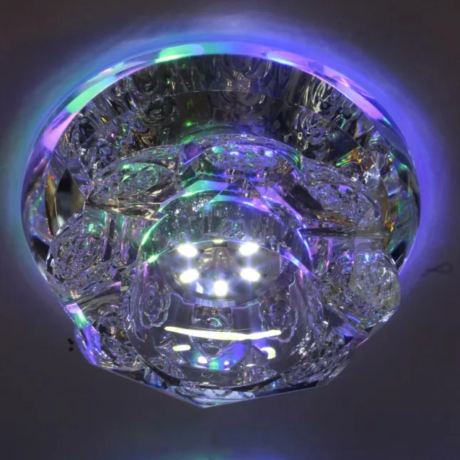 

white warm white 3w LED bulb down lights crystal acrylic light bed sitting aisle study room home leds bulb lamp light fixture