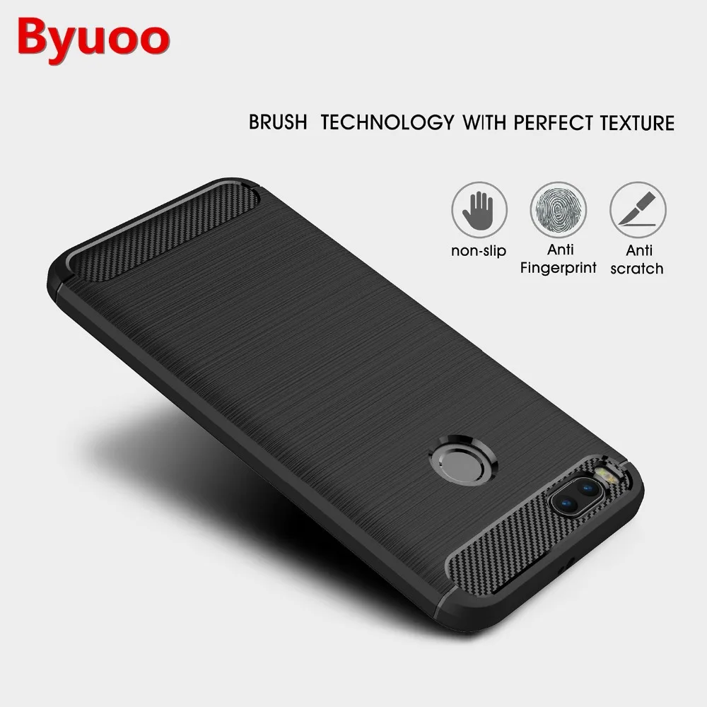 buy Phone Shell For Xiaomi Mi A1 max 2 8 se Case Carbon Fibre case for Xiaomi Mi 6 6x 5X 5 5s plus note 2 3 phone Cover Coque Funda