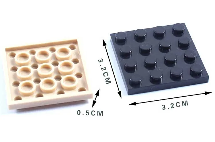 4x4 size