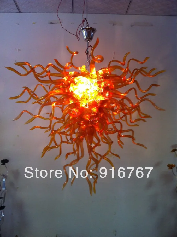 

C19-Free Shipping Superior Quality Amber Venetian Chandeliers