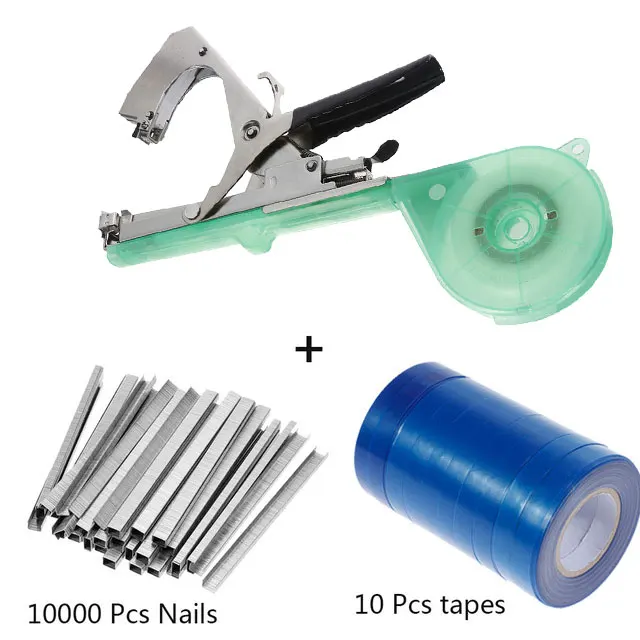 

Vine Branch Plant Hand Tying Tape Tool Tie Stapler Plant for fruit prune Shape Growth Garden Tool степлер для растений