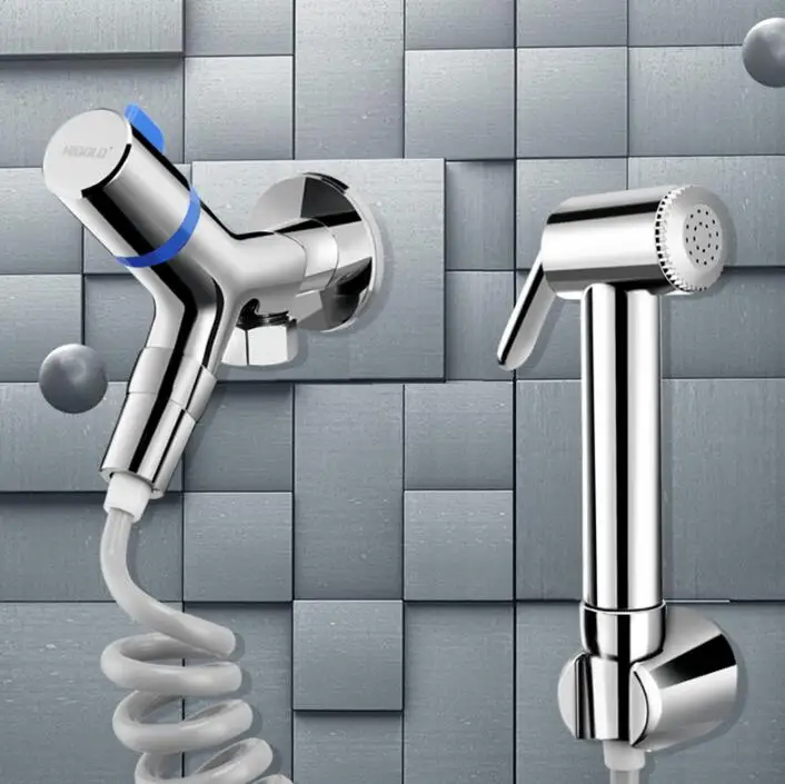 Brass chrome shattaf Women Hand held Bidet Shower set Mixer Portable