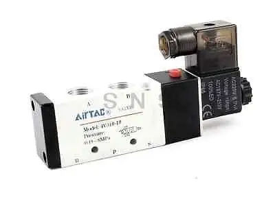 

Baomain AC220V 6VA 3/8" Inlet 2 Position 5 Way Solenoid Valve 4V310-10