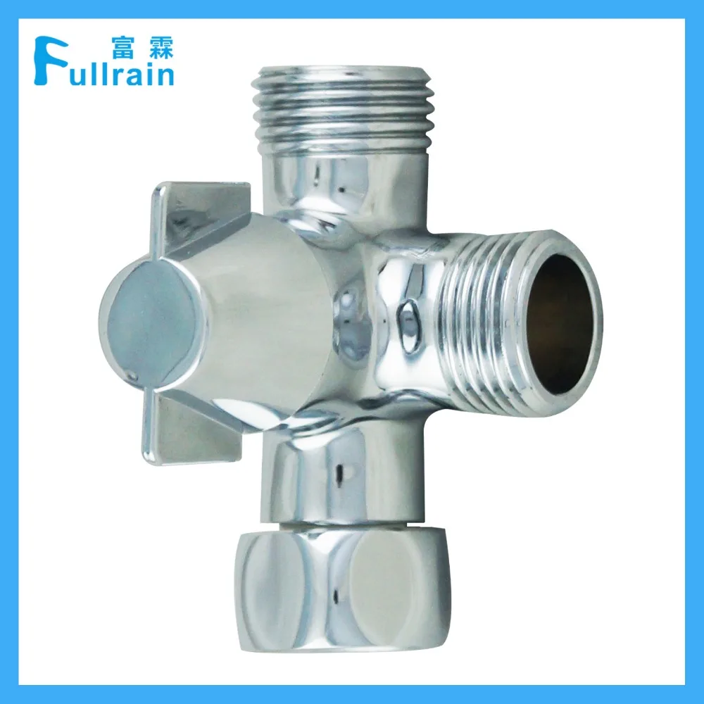 Brass Toilet 1/2" T Connector Valve Adapter for Hand Held Shower Head Bidet Shattaf Kitin