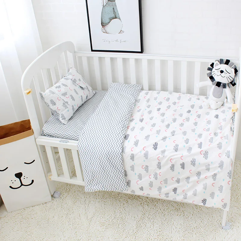 Baby Bedding Set Pure Cotton Cirb Kit Bed Linen For Children Incluiding Quilt Pillow Flat Sheet Pillowcase Duvet Cover Baby Bedding Set Pure Cotton Cirb Kit Bed Linen For Children Incluiding Quilt Pillow Flat Sheet Pillowcase Duvet Cover