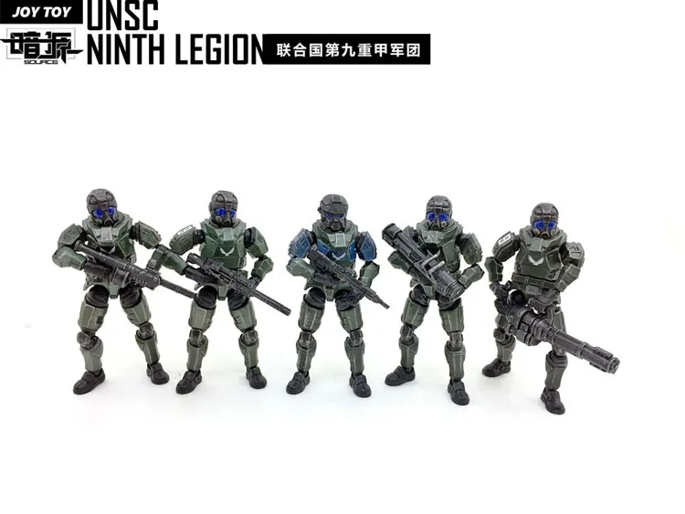 JOYTOY 1/25 носорог Скаут автомобиль UNSC девятый Тяжелая команда набор для фанатов подарок на праздник