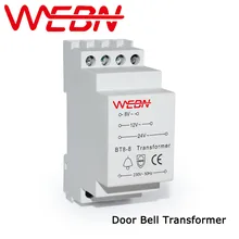 Transformador de sino da porta BT8-8, voltagem avaliada 230/240vac 50/60hz ip20 aprovação ce