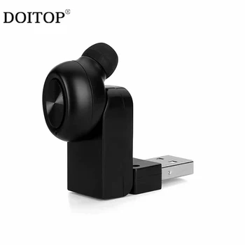 

DOITOP Mini Wireless Bluetooth Music Earphone In-ear Earpiece Invisible Sport Headset For iOS Android Bluetooth 4.1 Earbuds A3